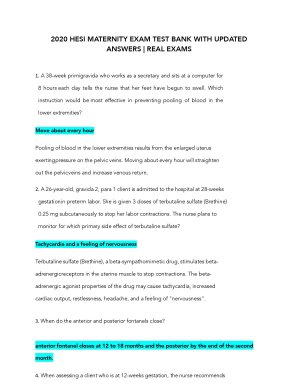 2020 Hesi Maternity Exam Test Bank With Updated Answers Real Exams thumbnail