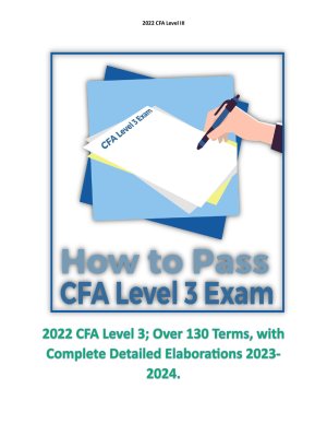 2022 Cfa Level 3; Over 130 Terms, With Complete Detailed Elaborations 2023 2024. thumbnail