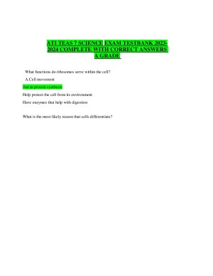 2023 2024 Ati Teas 7 Science Questions With Answers Graded A+ thumbnail
