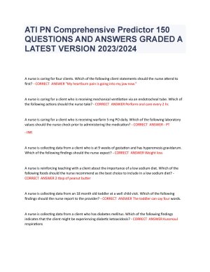 2023 Ati Comprehensive Predictor Updated Version Study Guide thumbnail
